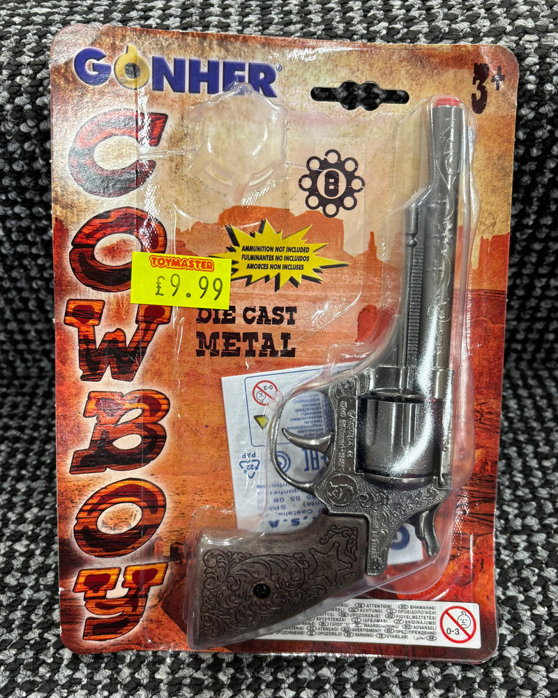 Gonher Cowboy 8 Shot Die Cast Metal Revolver