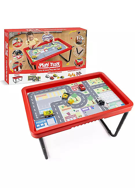 Play Tray City & Race Set