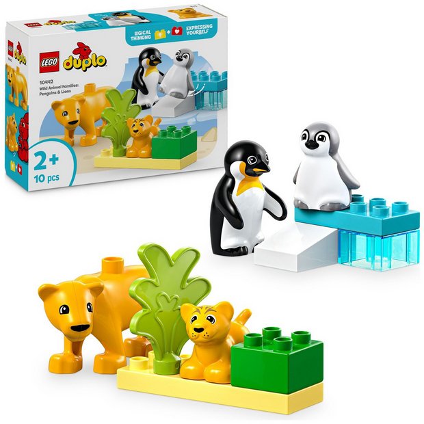 Lego Duplo Wild Animal Families: Penguins & Lions (10442)