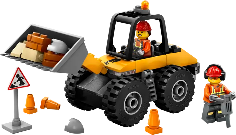 Lego City Yellow Construction Wheel Loader (60450)