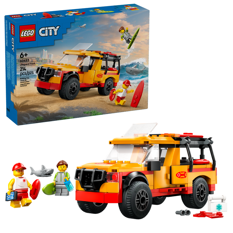 Lego City Lifeguard Beach Rescue Truck (60453)