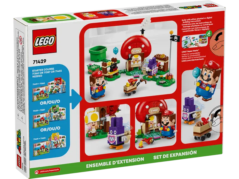 Lego Super Mario Nabbit at Toad's Shop (71429)