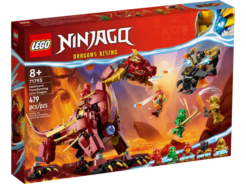 Lego Ninjago Heatwave Transforming Lava Dragon (71793)