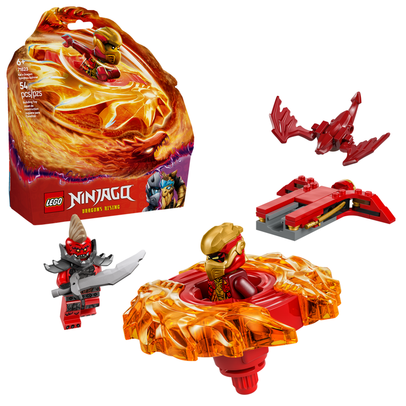 Lego Ninjago Kai's Dragon Spinjitzu Spinner (71823)