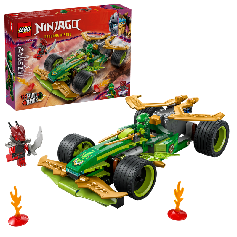 Lego Ninjago Lloyd's Pull-Back Race Car (71828)