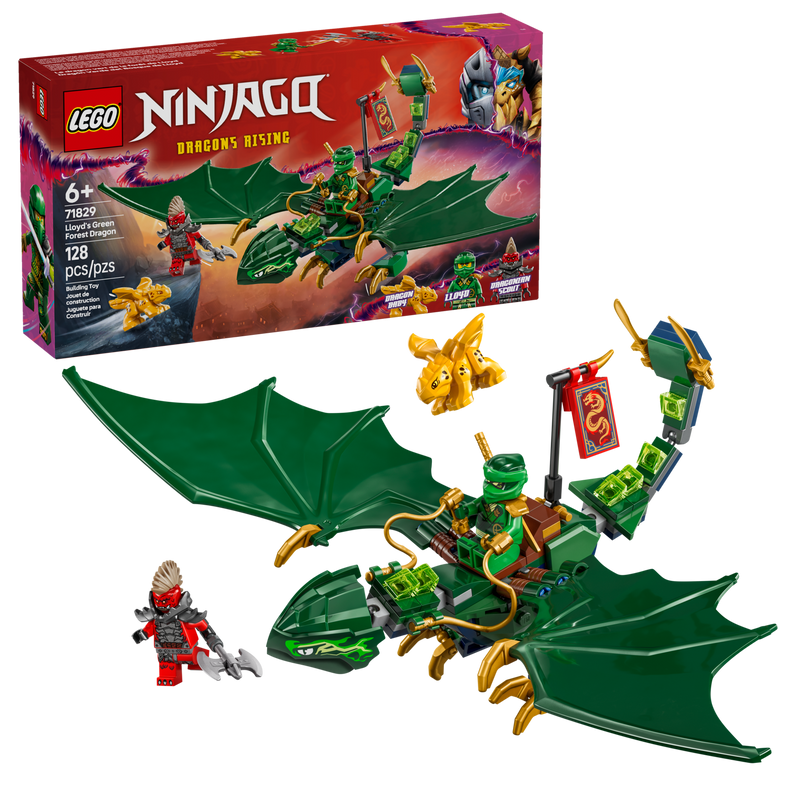 Lego Ninjago Lloyd's Green Forest Dragon (71829)