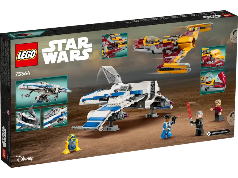 Lego Star Wars New Republic E-Wing vs Shin Hati's Starfighter (75364)