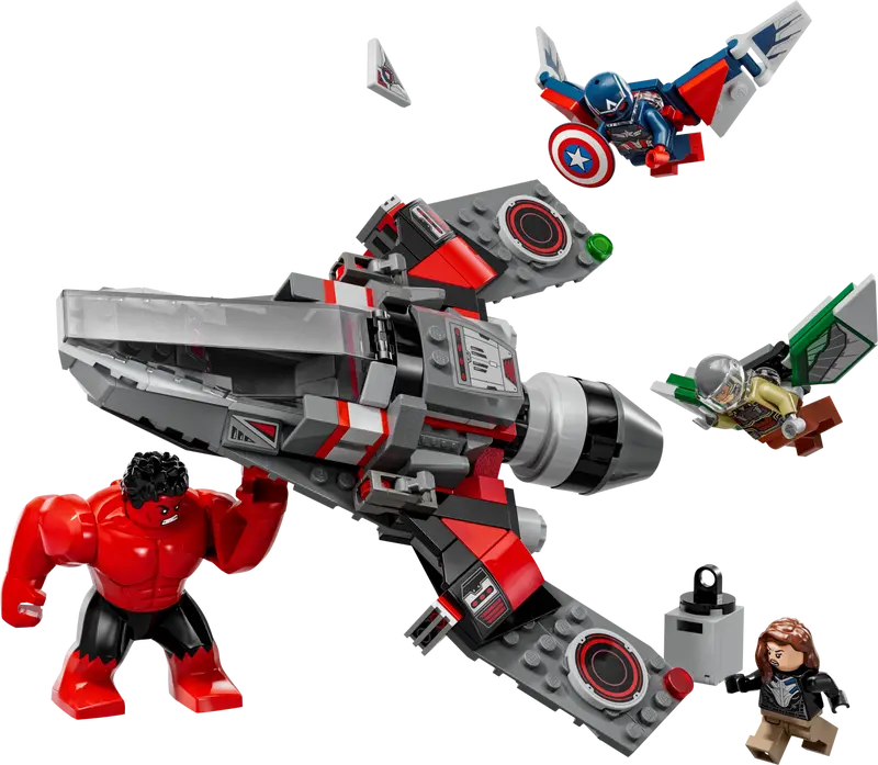 Lego Marvel Captain America vs Red Hulk Battle (76292)