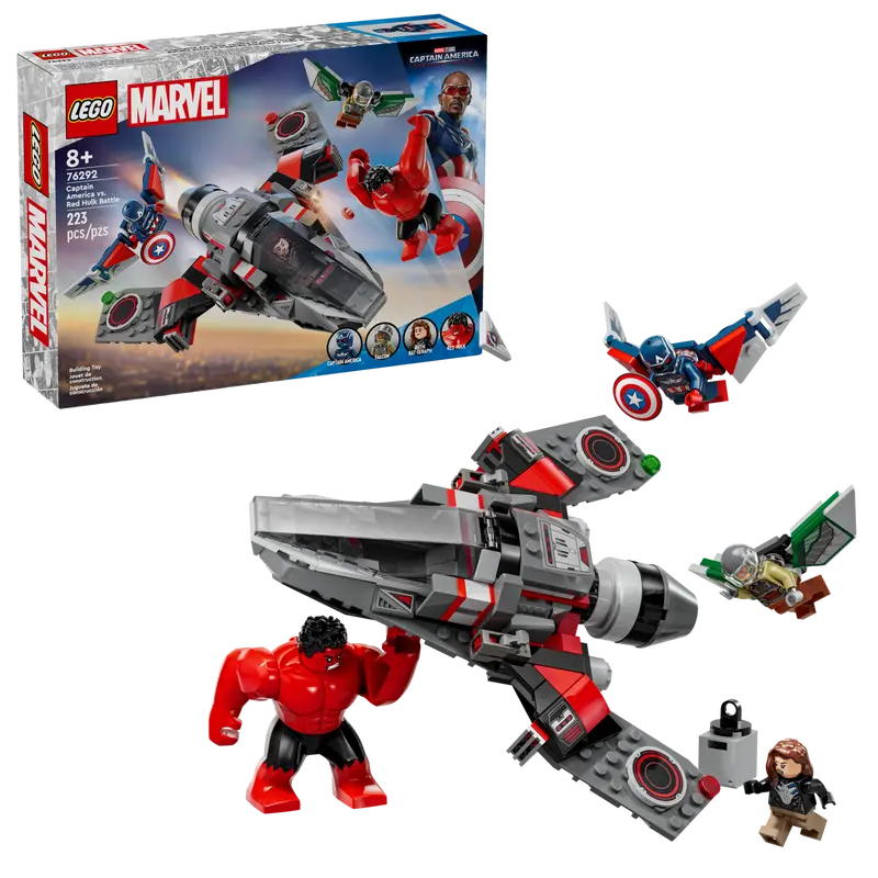 Lego Marvel Captain America vs Red Hulk Battle (76292)