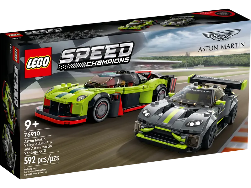 Lego Speed Champions Aston Martin Valkyrie AMR Pro & Aston Martin Vantage GT3 (76910)