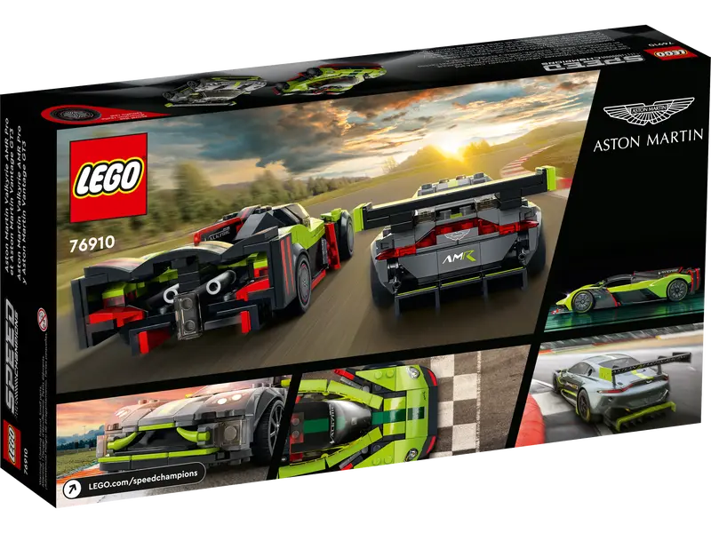 Lego Speed Champions Aston Martin Valkyrie AMR Pro & Aston Martin Vantage GT3 (76910)