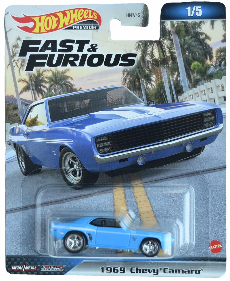 Hot Wheels Premium Fast & Furious 1969 Chevy Camaro