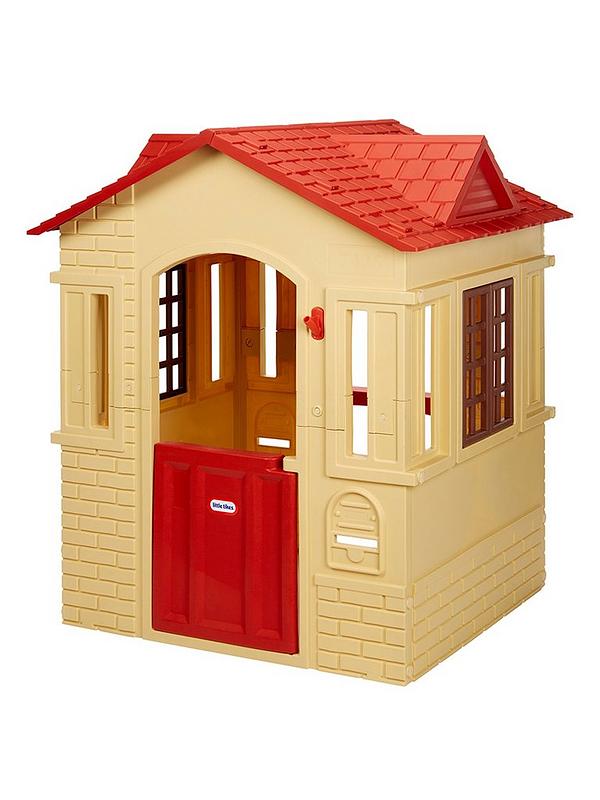 Little Tikes Cape Cottage - Kids Play House (Cream + Red Finish)