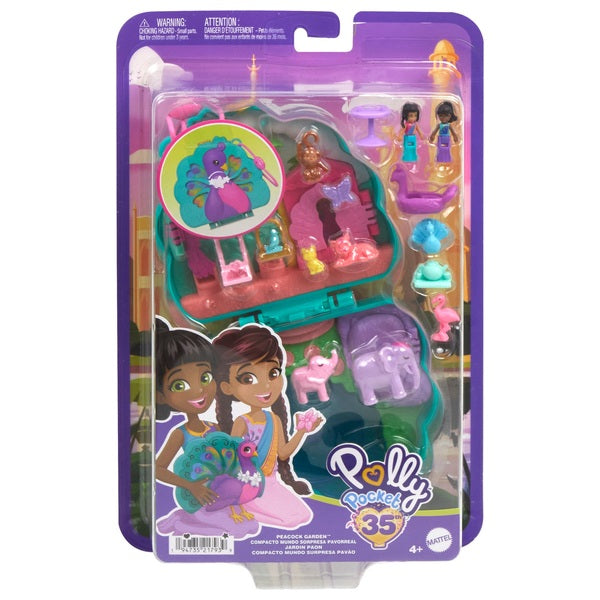 Polly Pocket Peacock Garden