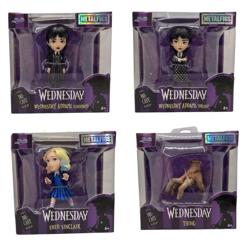 Wednesday Addams Metal Figs