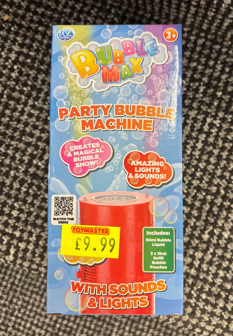 Bubble Max Party Bubble Machine