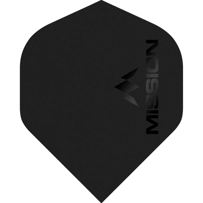 Mission Matte Black Darts Flights