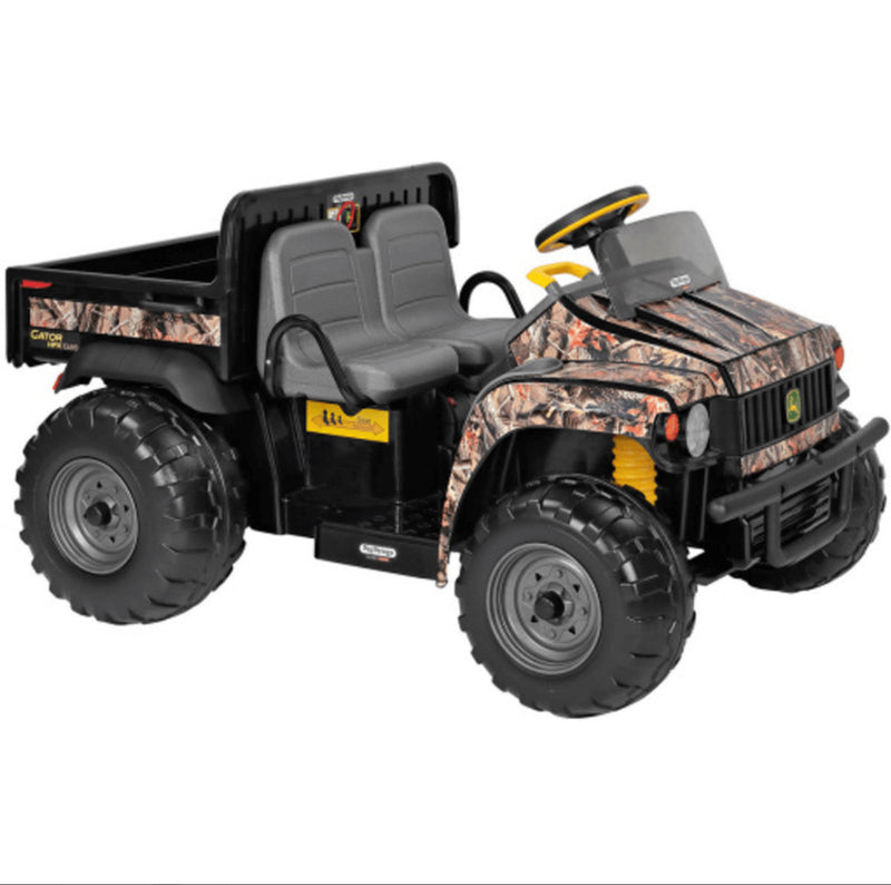 Peg Perego John Deere Gator 12v Tractor in camo camouflage colour