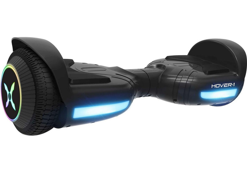 Hover - 1 Rival Electric Hoverboard with LED Wheels - Black