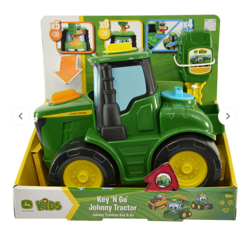 Tomy John Deere Johnny Tractor Key N Go