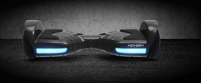 Hover - 1 Rival Electric Hoverboard with LED Wheels - Black