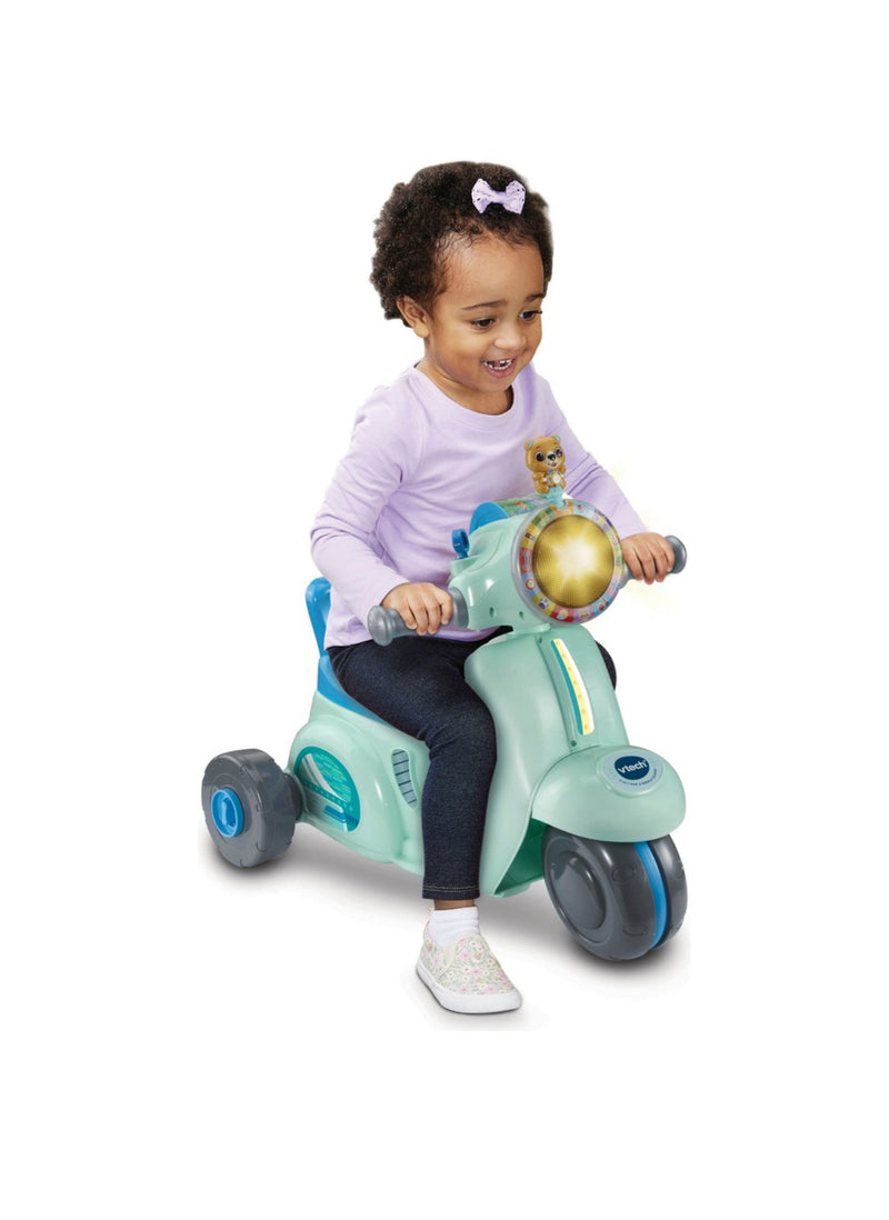 Vtech 2 In 1 Ride & Balance Scooter - Teal