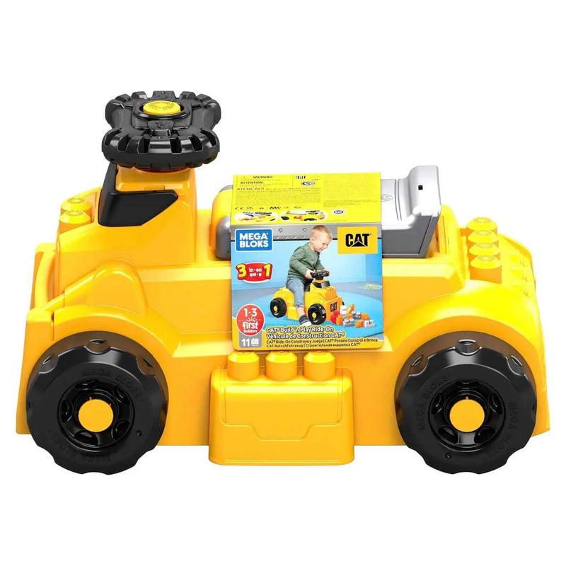 Mega Bloks CAT 3-In-1 Ride On With Building Blocks