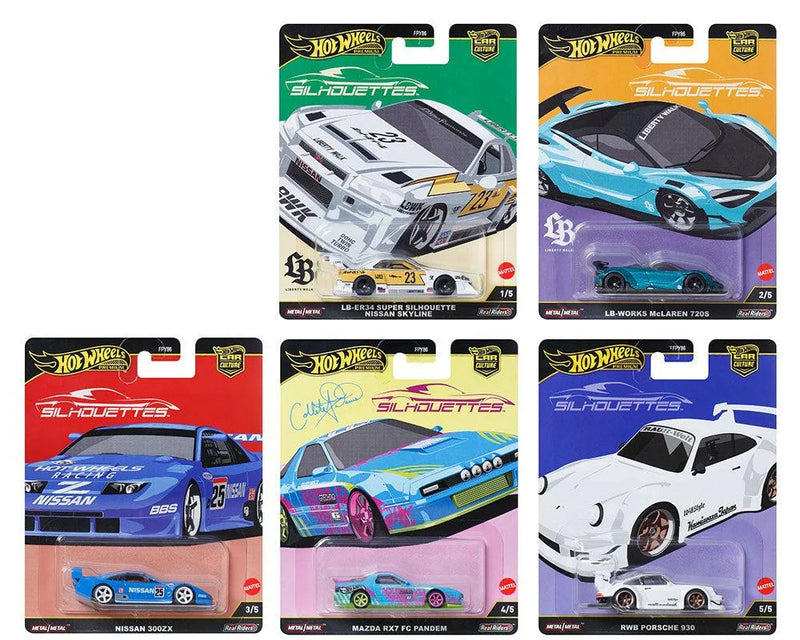 Hot Wheels Premium Silhouettes Collection