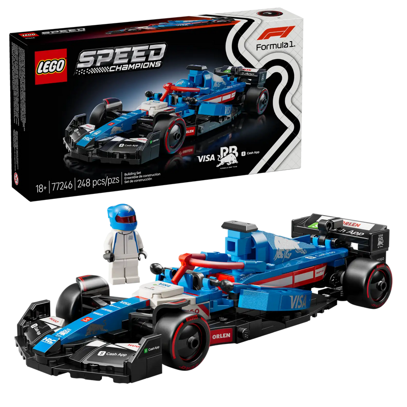 Lego 77246 Speed Champions Visa Cash App RB VCARB 01 F1® Race Car