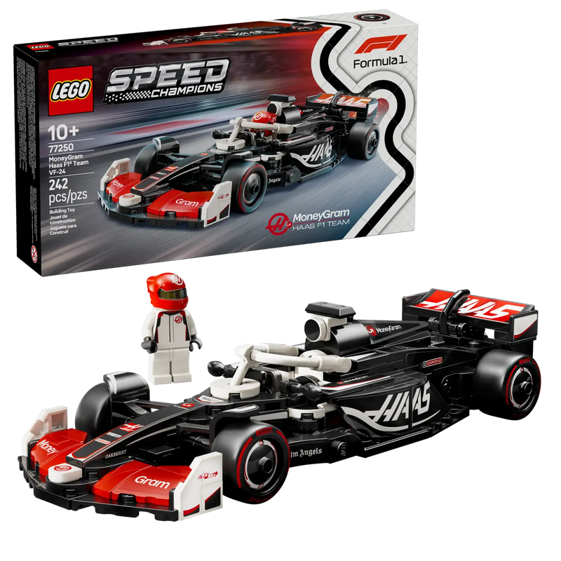 Lego 77250 Speed Champions MoneyGram Haas F1® Team VF-24 Race Car