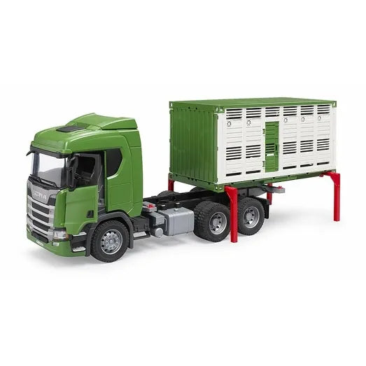 Bruder 3548 - Scania Super 560R Cattle Truck With 1 Cow