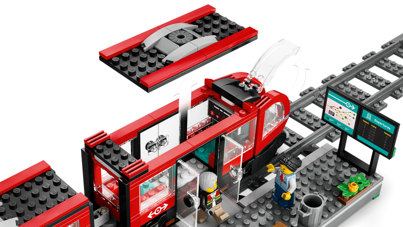 Lego 60423 - City - Downtown Streetcar And Station