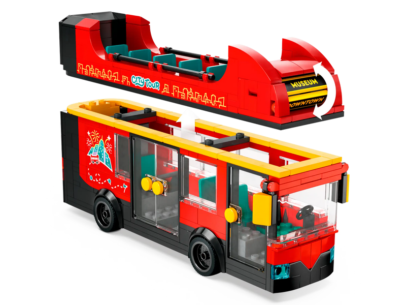 Lego 60407 - City - Red Double-Decker Sightseeing Bus