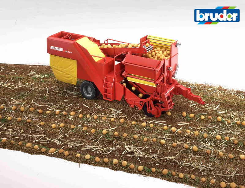 Bruder 2130 - Grimme SE75-30 Potato Digger + 80 Potatoes