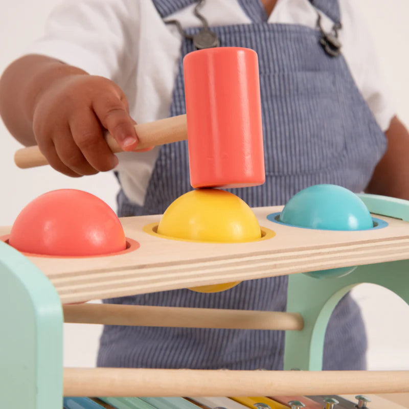 Owl & Fox Wooden Xylophone Bench - FSC® certified