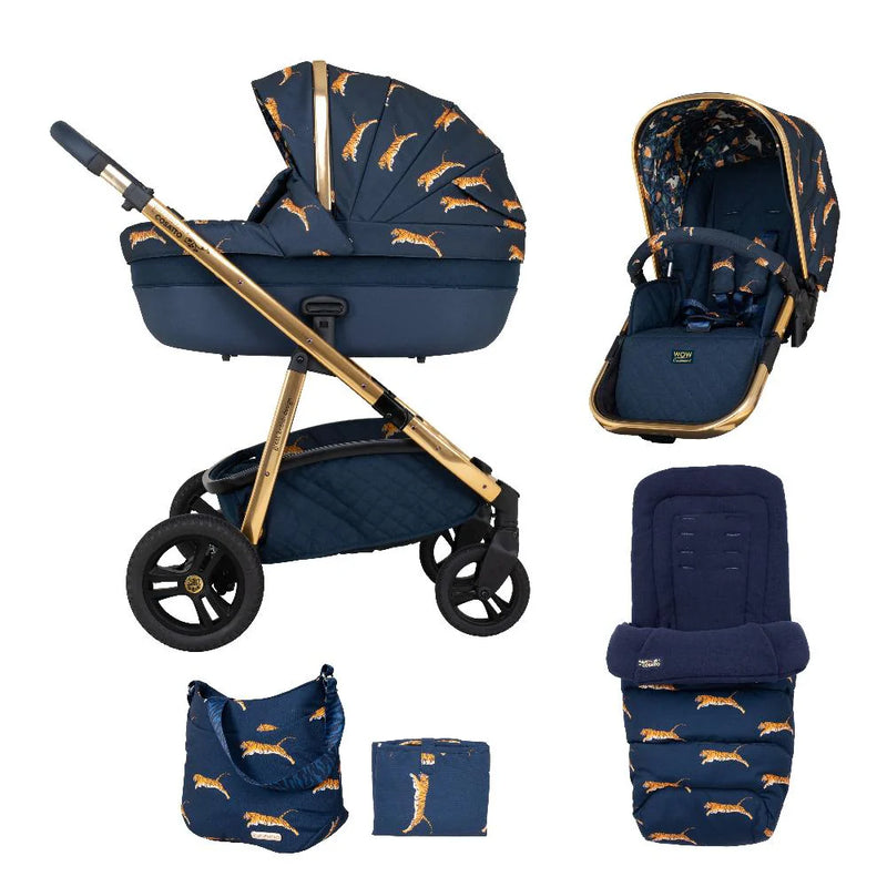 Cosatto- Wow Continental Pram and Pushchair Bundle Paloma - On the Prowl