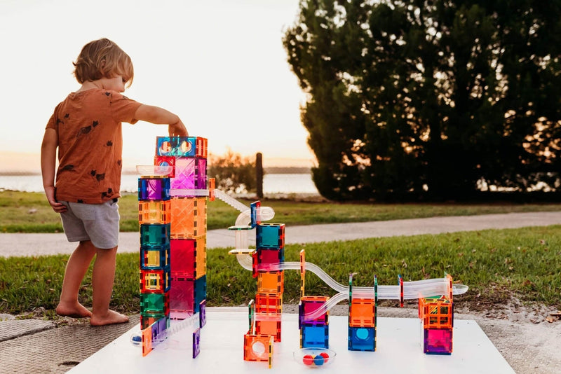 Connetix Magnetic Tiles Rainbow (92 Piece)