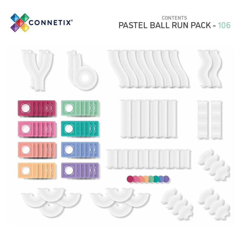 Connetix Magnetic Tiles Pastel (106 Piece)