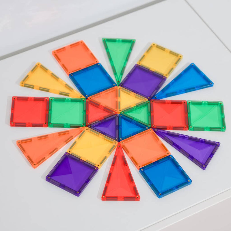 Connetix Magnetic Tiles Rainbow (24 Piece)