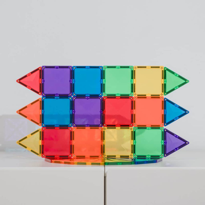 Connetix Magnetic Tiles Rainbow (24 Piece)