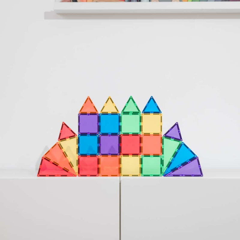 Connetix Magnetic Tiles Rainbow (24 Piece)