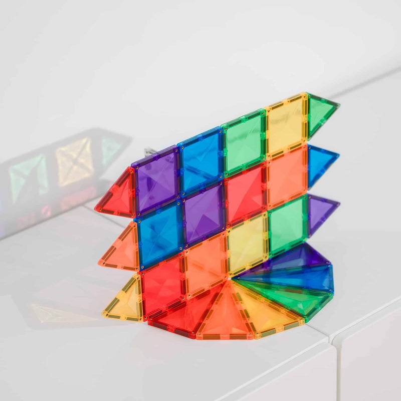 Connetix Magnetic Tiles Rainbow (24 Piece)