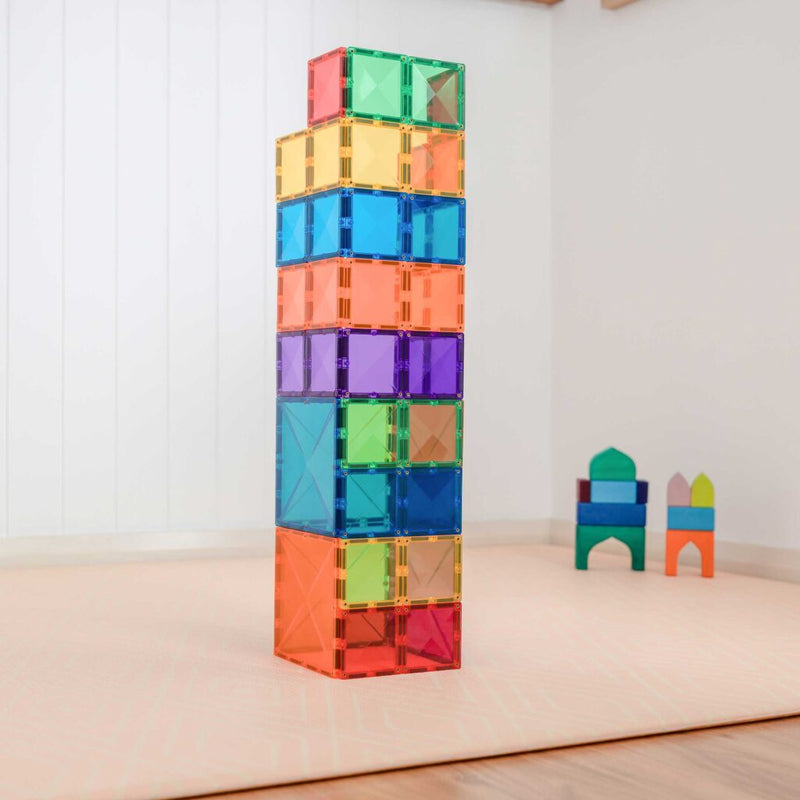 Connetix Magnetic Tiles Rainbow (42 Piece)