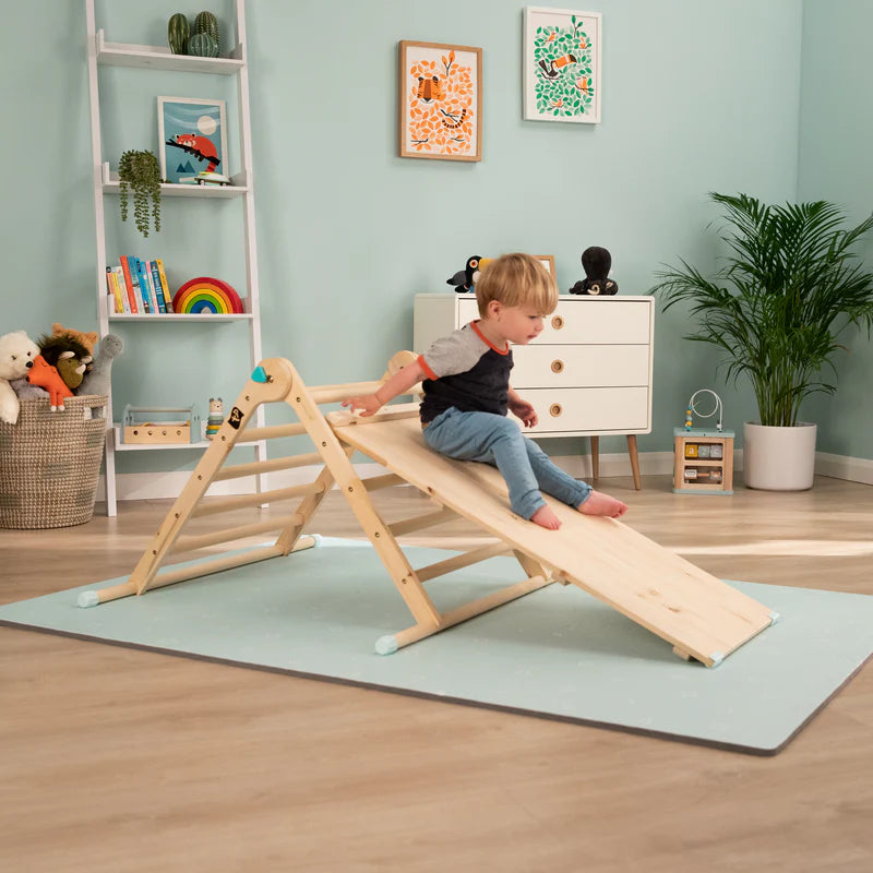 TP Active-Tots Pikler Style Wooden Climbing Bridge and Slide - FSC® certified