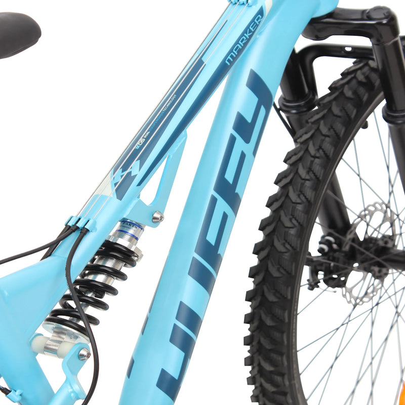 HUFFY Marker 26" Mountain Bike - Full Suspension - Blue