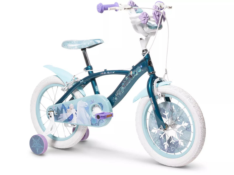 DISNEY FROZEN 16-INCH KID'S BIKE, BY HUFFY, AGED 5-7 YEARS, BLUE