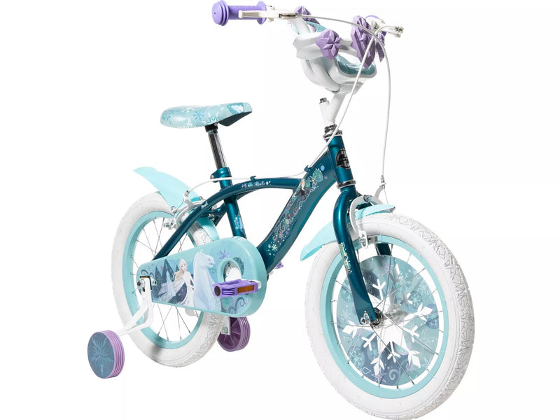 DISNEY FROZEN 16-INCH KID'S BIKE, BY HUFFY, AGED 5-7 YEARS, BLUE