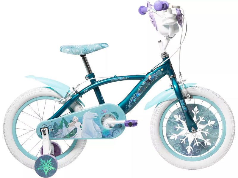 DISNEY FROZEN 16-INCH KID'S BIKE, BY HUFFY, AGED 5-7 YEARS, BLUE