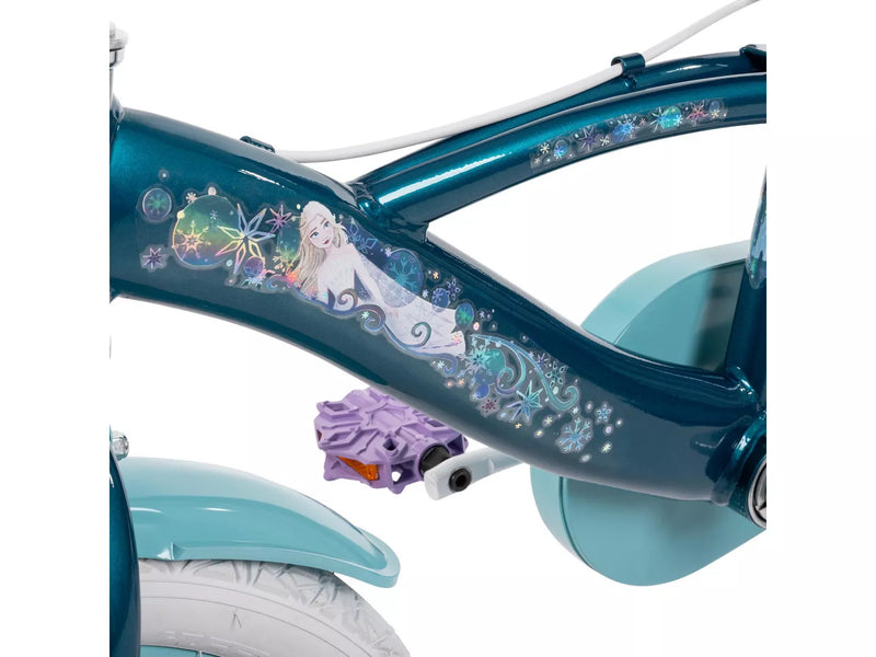 DISNEY FROZEN 16-INCH KID'S BIKE, BY HUFFY, AGED 5-7 YEARS, BLUE