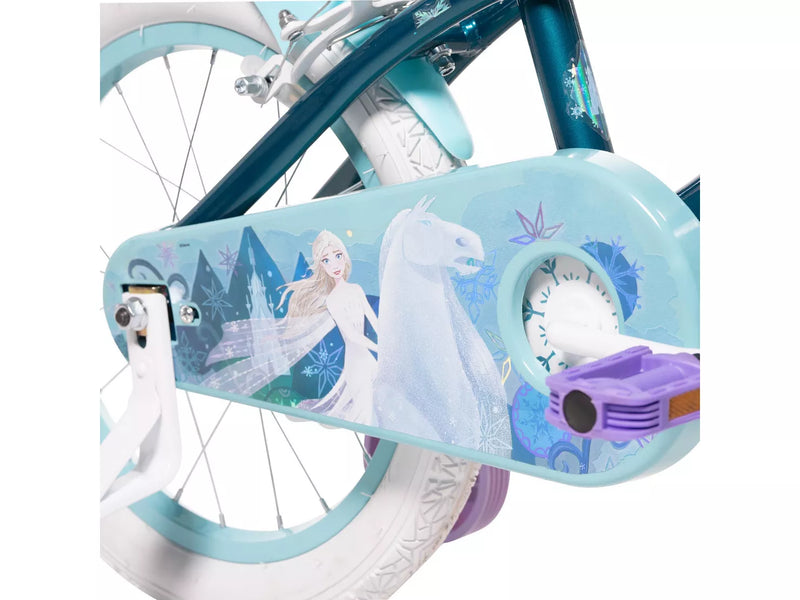 DISNEY FROZEN 16-INCH KID'S BIKE, BY HUFFY, AGED 5-7 YEARS, BLUE